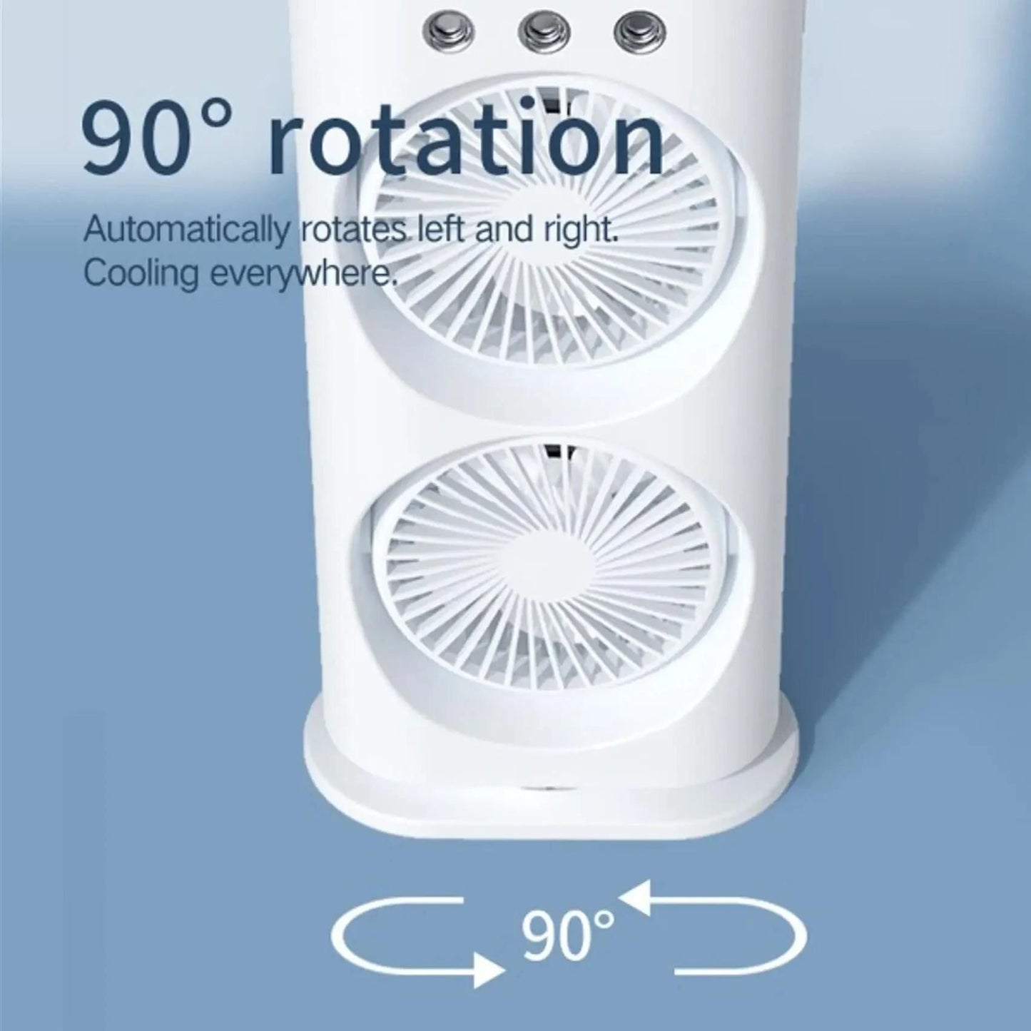 Portable 3-in-1 Mini Air Cooler: Personal Cooling Anywhere