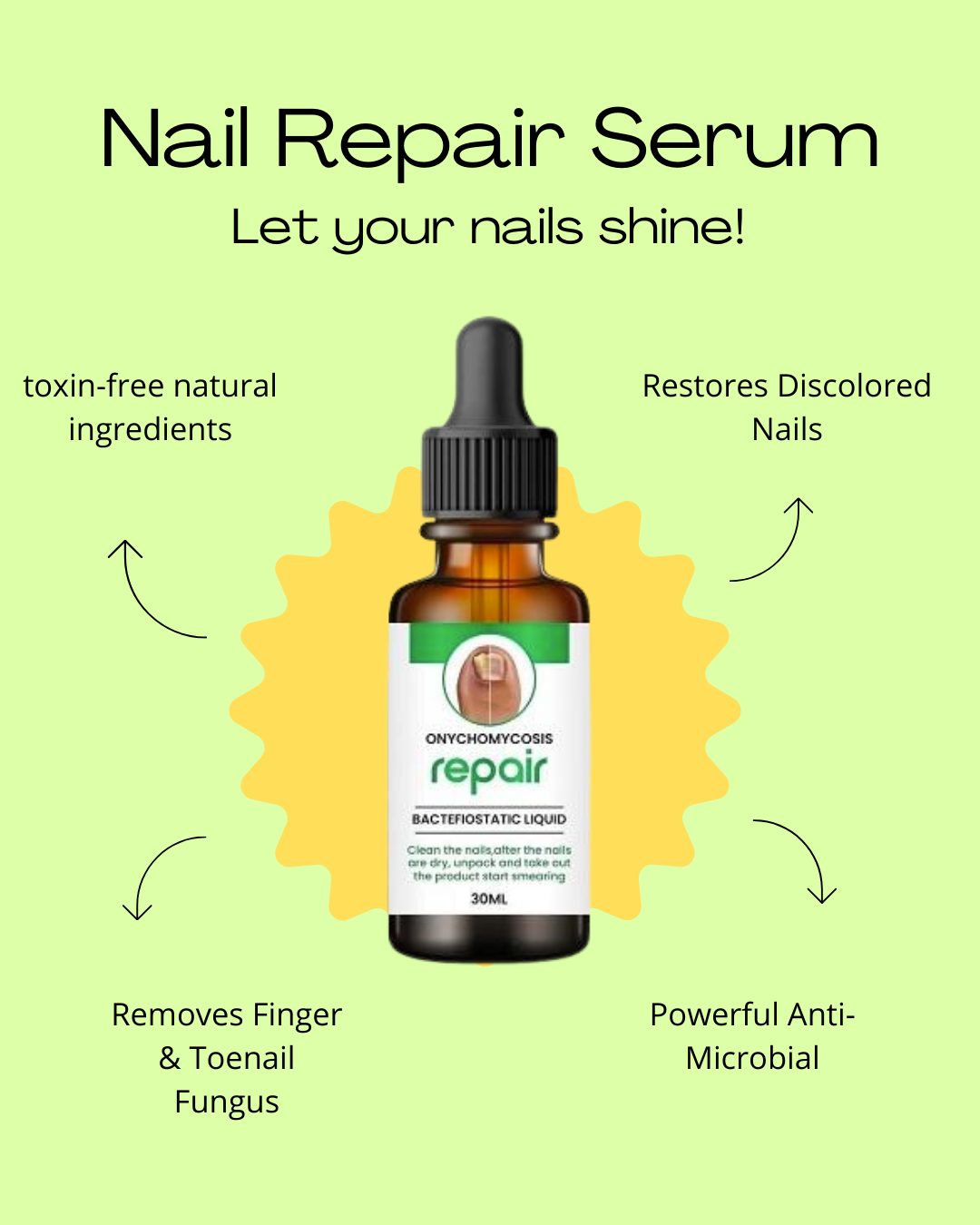 Nail Serum – Complete Nail Protection for Strong, Long & Fungus-Free Nails (Pack of 2)