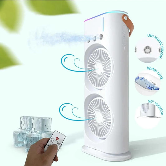 Portable 3-in-1 Mini Air Cooler: Personal Cooling Anywhere